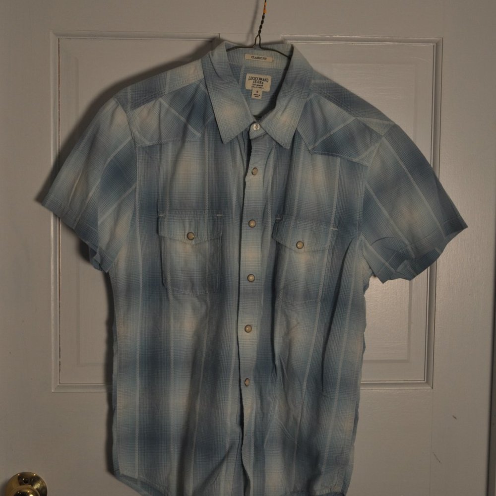Lucky Brand SS Snap Front Shirt